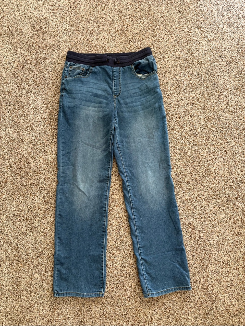 Urban Pipeline kids Stretchy pull on Jeans Straight Leg size XL